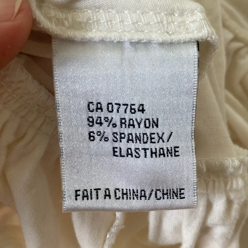 White Ruffled Blouse - Picture 4 of 4